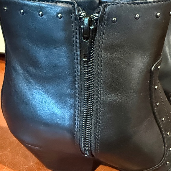 Black Leather Mark Fisher Women’s Ankle Boots - Picture 5 of 8